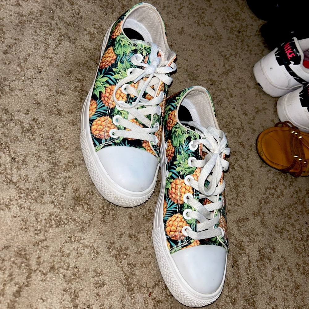 Pineapple Print Sneakers